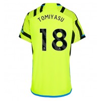 Arsenal Takehiro Tomiyasu #18 Vonkajší Ženy futbalový dres 2023-24 Krátky Rukáv